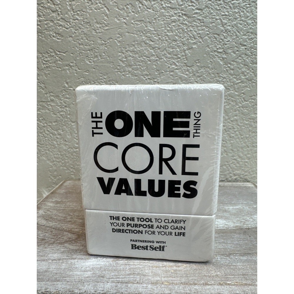 $17 🌙 The ONE Thing Core Values Deck Goal Alignment BestSelf SEALED